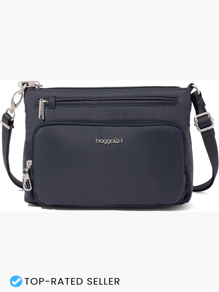 Anti-Theft Crossbody Bag Travel Security Purse Rfid Blocking Lightweight